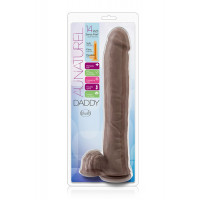 Фалоімітатор Гігант кібершкіра AU NATUREL DADDY 14INCH SENSA FEEL DILDO