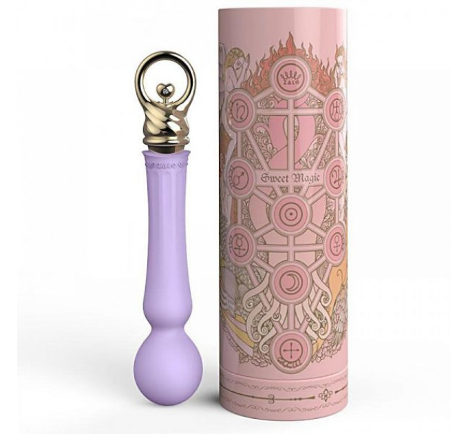 Вибромассажер микрофон ZALO CONFIDENCE с функцией нагрева , Fairy Violet