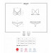 Комплект Obsessive 860-SET-1 2 pcs set black L/XL