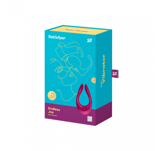 T360085 Вибромассажер для двоих SATISFYER ENDLESS JOY BERRY
