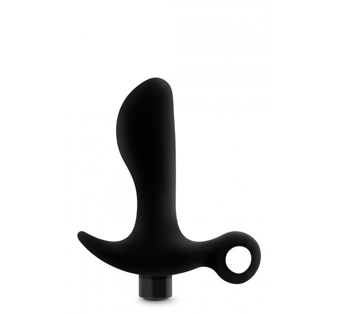 Анальная пробка Blush Anal Adventures Platinum Silicone Vibrating Pros