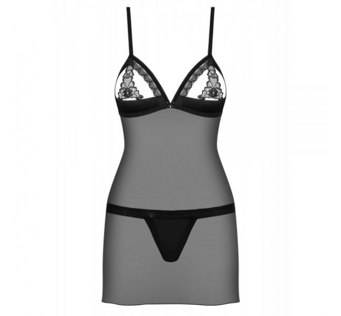 Cорочка Obsessive 865-CHE-1 chemise & thong S/M