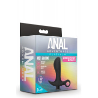 Анальна пробка Blush Anal Adventures Platinum Silicone Vibrating Pros