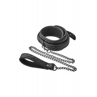 Ошейник с поводком Dream Toys BLAZE COLLAR LEASH DIAMOND BLACK