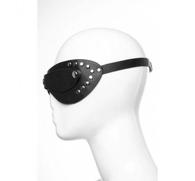 Маска на глаза натуральная кожа модель Mask 1.1
