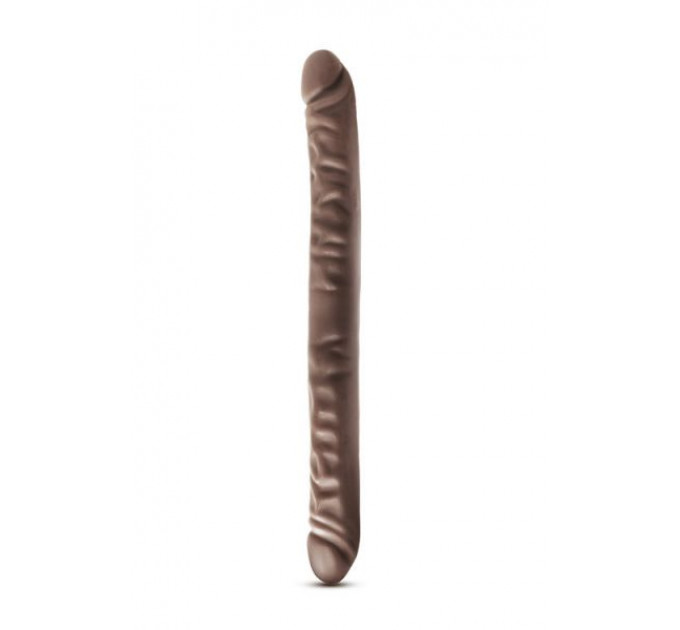 Двойной фаллоимитатор DR SKIN 18INCH CHOCOLATE