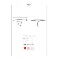 Стринги Obsessive Hetea thong red S/M