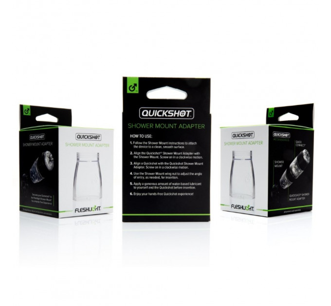 Адаптер-крепление для соединения с мастурбатором Quickshot Shower Mount Adapter (RP)