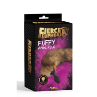 Анальна пробка Chisa Fierce Euphoria Fuffy anal plug з хвостом