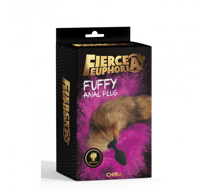 Анальна пробка Chisa Fierce Euphoria Fuffy anal plug з хвостом