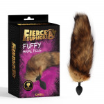 Анальна пробка Chisa Fierce Euphoria Fuffy anal plug з хвостом