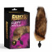 Анальна пробка Chisa Fierce Euphoria Fuffy anal plug з хвостом