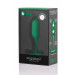 Анальная пробка со смещенным центром тяжести B-Vibe Snug Plug 2, силиконовая, зеленая