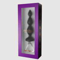 Анальная силиконовая елочка Adrien Lastic Arrow с металлическим держателем, черная