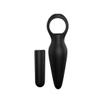 Анальна пробка з вібрацією Dream Toys CHEEKY LOVE TAPERED PLUG BLACK