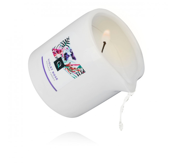 EX-MC-02-200 Массажная свеча Exotiq Massage Candle Violet Rose 200 г