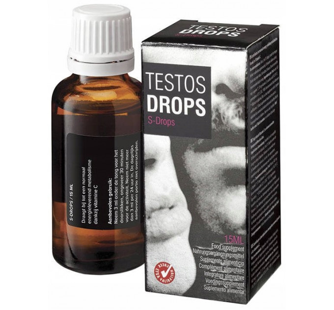 Возбуждающие капли для мужчин Testos Drops (15 ml)