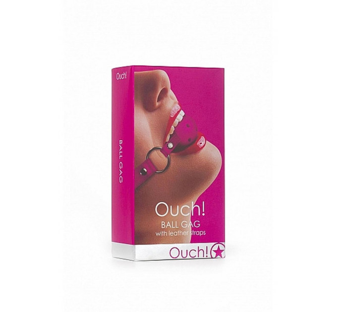 Кляп Ouch Gag Ball -Розовый