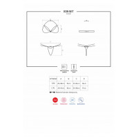Комплект Obsessive 838-SET-3 S/M