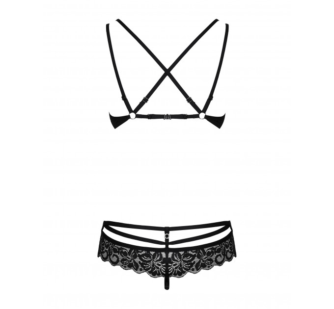 Комплект Obsessive 860-SET-1 2 pcs set black L/XL