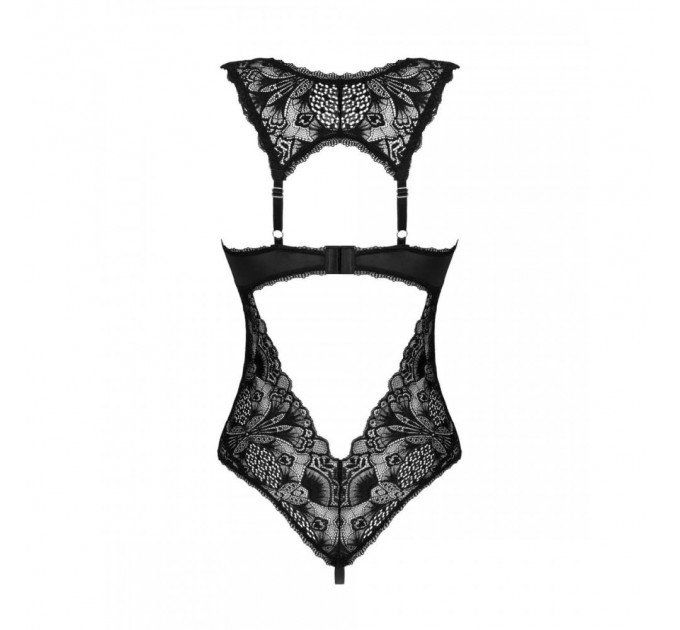 Кружевное боди с интимным вырезом XS/S Donna Dream Obsessive