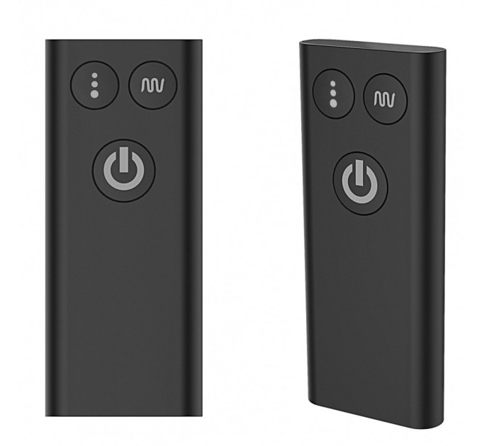 Масажер простати Nexus Beat Remote Control з пульсацією на головці, 13.3 х 4 см (чорний)