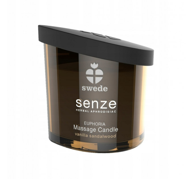 Массажная свеча Swede Senze, с ароматом ванили и сандала, 150 мл
