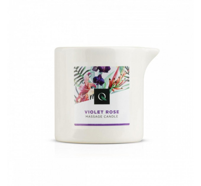 Массажная свеча Exotiq Massage Candle Violet Rose - 60 мл