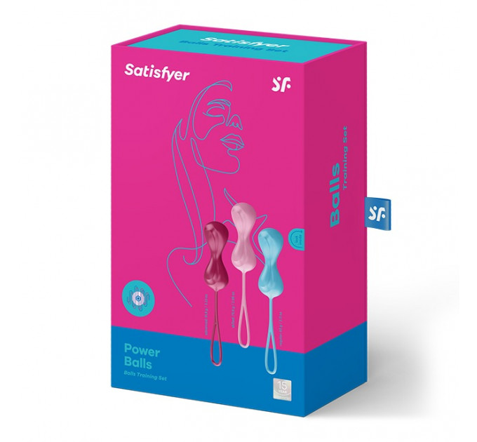 Набор вагинальных шариков Satisfyer Balls C02 double, medium