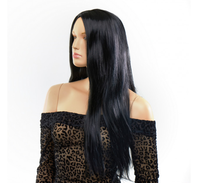 Парик прямой Fetish Hair черный, 70 см