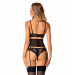 Пояс с подвязками Obsessive Serena Love garter belt XS/S