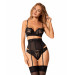 Пояс с подвязками Obsessive Serena Love garter belt XS/S