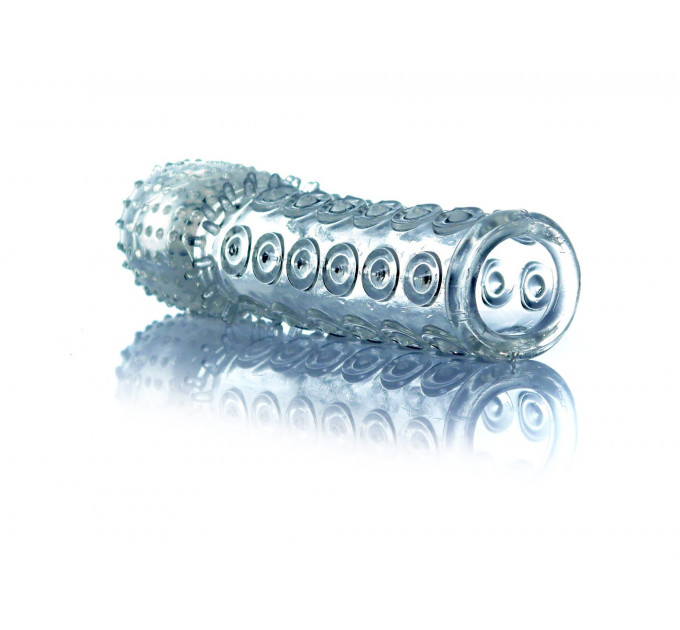Рельефная насадка Penis Sleeve CLEAR