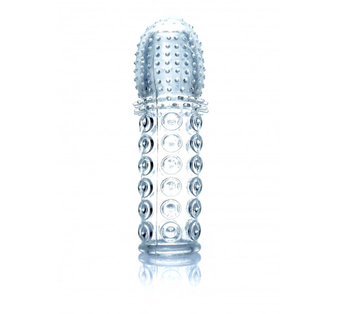 Рельефная насадка Penis Sleeve CLEAR