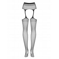 Сексуальные колготки Obsessive Garter stockings S815 XL/XXL