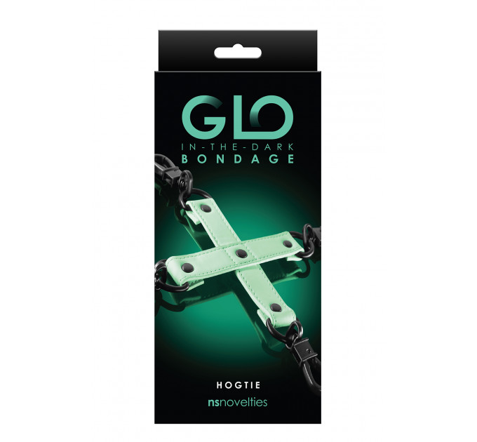 Система фиксации светящаяся NS Novelties GLO BONDAGE HOG TIE