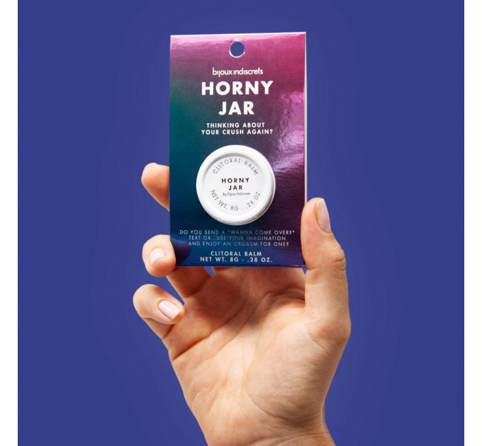 Возбуждающий бальзам для клитора Clitherapy: HORNY JAR аромат сандала Bijoux Indiscrets