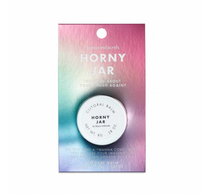 Возбуждающий бальзам для клитора Clitherapy: HORNY JAR аромат сандала Bijoux Indiscrets