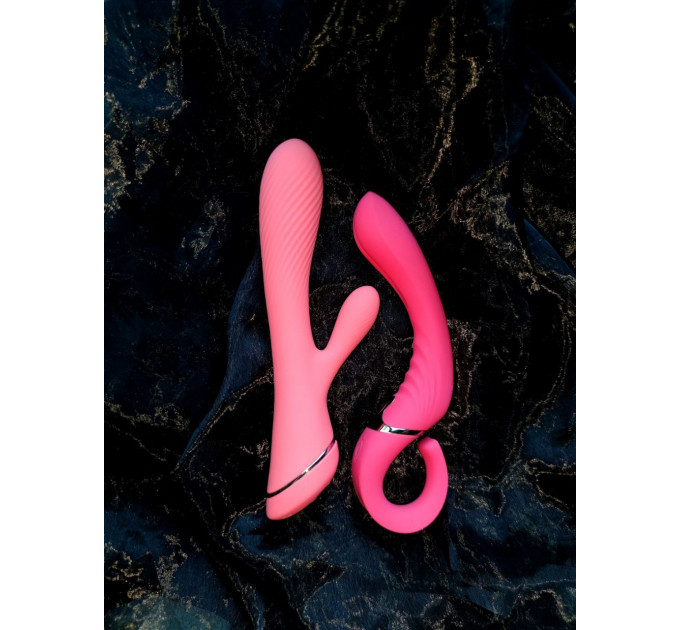 Вибратор Chisa Lust Ripple Cavort для стимуляции точки G и других эрогенных точек, розовый