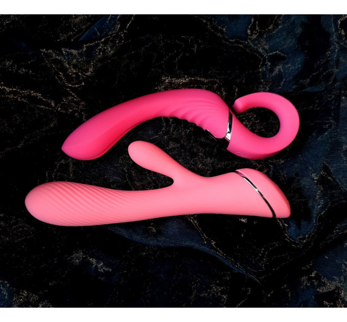 Вибратор Chisa Lust Ripple Cavort для стимуляции точки G и других эрогенных точек, розовый