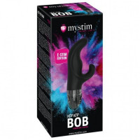 Вібратор-кролик з електростимуляцією Mystim Hop Hop Bop E-Stim, 16 см х 3.6 см