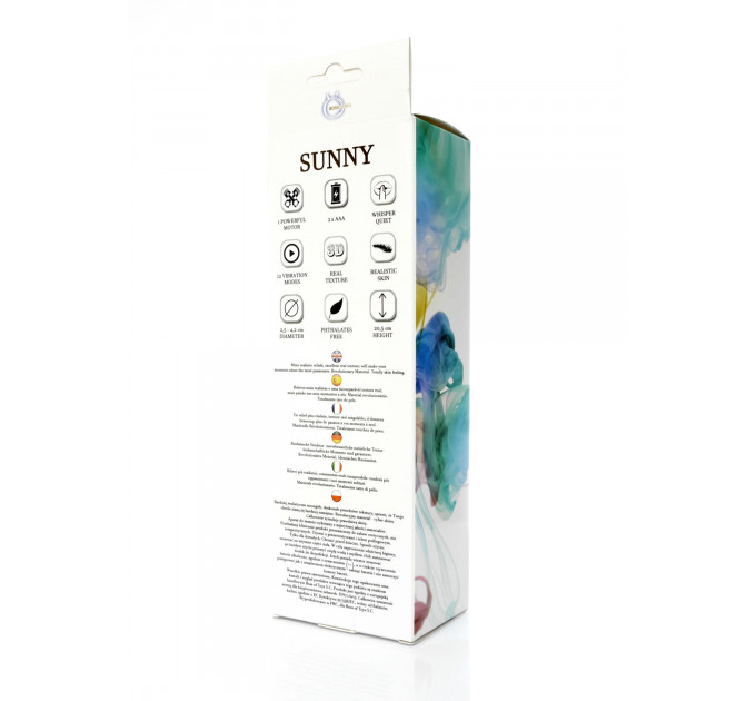 Вибратор реалистичный SUNNY, киберкожа