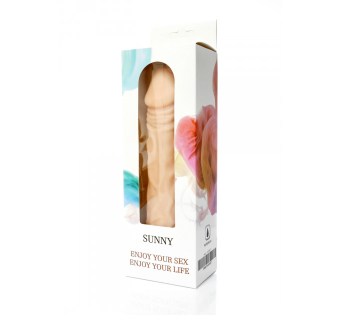 Вибратор реалистичный SUNNY, киберкожа