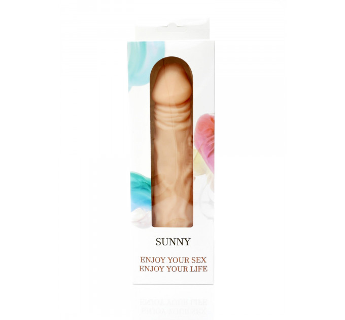 Вибратор реалистичный SUNNY, киберкожа