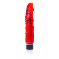 Вібратор реалістичний червоний Vibrator-Juicy Jelly - Multispeed Red