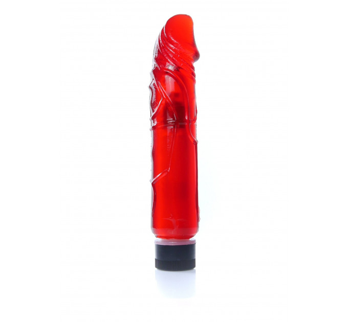 Вибратор реалистик красный Vibrator-Juicy Jelly - Multispeed Red