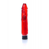 Вібратор реалістичний червоний Vibrator-Juicy Jelly - Multispeed Red