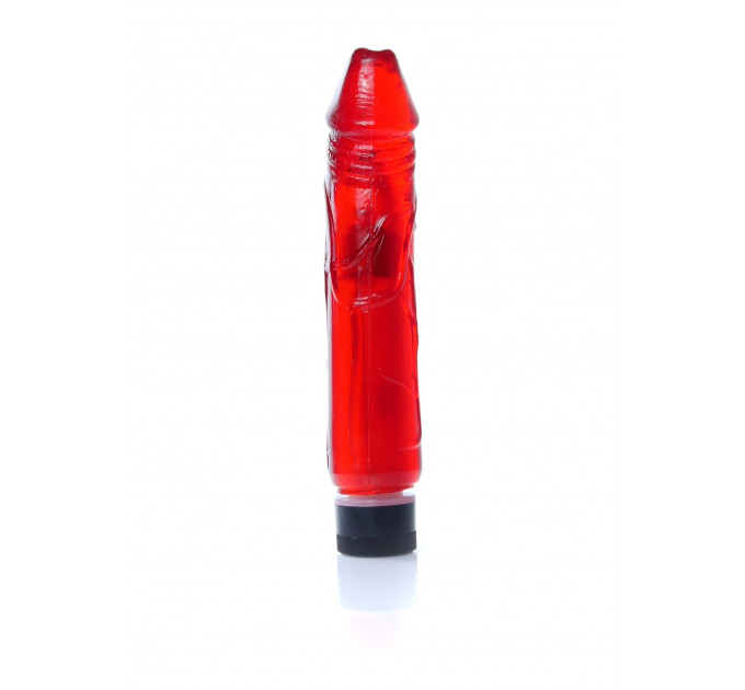 Вибратор реалистик красный Vibrator-Juicy Jelly - Multispeed Red