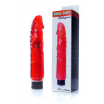 Вибратор реалистик красный Vibrator-Juicy Jelly - Multispeed Red