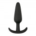 ET110BLK-S Анальная пробка Buttplug черная, S